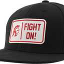 ZHATS Standard NCAA Officially Licensed Fitted Hat M15Z Defer Black, Large