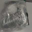 Zezzxu 50 Pack 9 oz Disposable Parfait Cups with Dome Lids No Hole, Toppings Compartment and Spork, Yogurt Conatiner with Granola Holder for Take Away Breakfast and Snacks, No Leaking