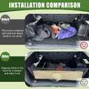 Trunk Cargo Net for 2010-2024 Toyota 4Runner 2 Row Model Only, Trunk Organizer Luggage Mesh Net Anti-Slip Rear Cargo Netting for 4 Runner SUV Accessories(Envelope Style+Floor Style)