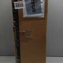 Outdoor Dog Bed for Medium Dogs, Waterproof Dog Crate Mat Orthopedic Egg Crate Foam Pet Bed with Washable Removable Oxford Cover, Black