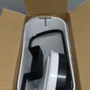 TIPGO Automatic Motion Sensor Bathroom Trash Can with Lid, 2.6 Gallon Touchless Trash Bin, Smart Garbage Can Plastic Slim Wastebasket for Bedroom, Office, Dorm (White)