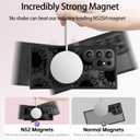 SEXYMOM Magnetic for Samsung Galaxy S24 Ultra Case - Wireless Charging Compatible,Cute Floral Design for Women and Girls,Slim Fit Translucent Matte Phone Case - Sunflower