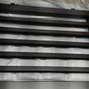 Freestanding Dog Gate Folding Brown Dog Gates for The House Doorways Stairs Pet Gates for Dogs, Doogie Puppy Fence Gate (4 Panel - 74 inches Wide)