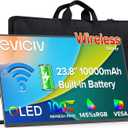 EVICIV 24" 100Hz Wireless Portable Monitor with 10000mAh Battery (2-3H)