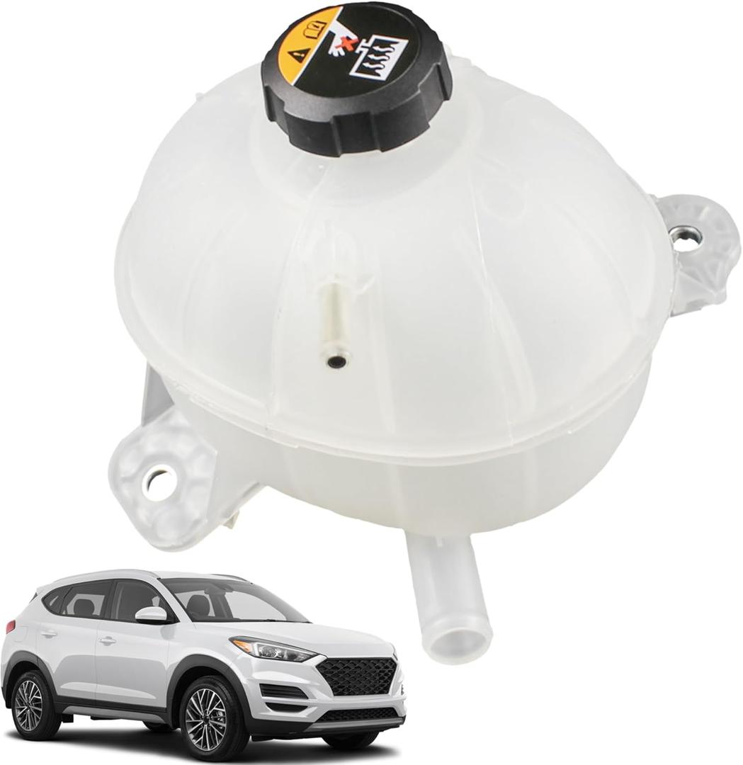 25431D3600 Engine Coolant Expansion Reservoir Tank With Cap Replacement Compatible With 2016-2021 Hyundai Tucson Radiator Recovery Tank Replaces 25431-D3600 25431D3600PFM HY3014120