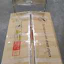 DWVO Makeup Vanity with Large Mirror and LED Lights, Vanity Desk Set with Power Outlet & Chair & 3 Lighting Colors, 4 Drawers, Dressing Table Stool Set for Dressing Room, Pearl White