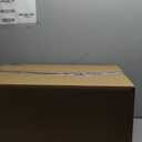 Storex Small Cubby Bins  Plastic Storage Containers for Classroom with Non-Snap Lid, 12.2 x 7.8 x 5.1 inches, Black, 5-Pack (62463U05C)