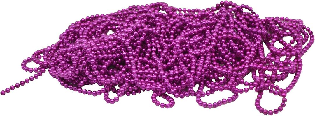 Ball Chain for Jewelry Making, Aari Work & DIY Art Crafts - Rust Free - (1 mm) - Pack of 25 Meter (Pink)