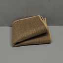 PADOOR Non-Slip Bath-Mats for Bathroom, Rubber-Backing Braided Absorbent Bathroom Mat Machine Washable Thin Bathroom Rugs Fit Under Door Quick Dry Bath Rugs for Floor, 17''x30'' Beige