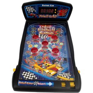Arcade Pinball Game,Electronic Tabletop Pinball Machine for Kids and Seniors with Lights & Sounds,LED Digital Scoreboard,Age 8+