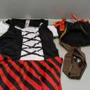 Morph Adult Pirate Costume for Women - Dress, Outfit, Female Wench, Halloween Costume (Large)