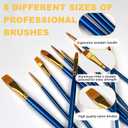 48 PCS Paint Kits for Kids with Writing Tablet, 12 Acrylic Paints, 12 Markers, 10 Brushes, 6 Canvas Panels, 3 Coloring Books Wood Easel, Paper Pad for Beginner Toddlers