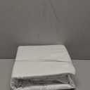 Threadmill Egyptian Cotton Queen Sheet Set | 100% Certified Egyptian Cotton Sheets for Queen Size Bed | Queen Bed Sheets Set with Snug Fit 16" Deep Pocket | Soft Cooling Sateen Bedding Set | White (Bright White Solid)