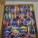 Lenwen 50 Pcs Rainbow Yoyos Beginners Metal Yo Yo with Colorful Designs Adults Birthday Party Favors, Holiday Stocking Fillers, Classroom Prizes (Rainbow)