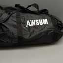 AWSUM Inflatable Air Gymnastics Mat 10ft/13ft/16ft/20ft/23ft Training mat 4/8 inches Thick tumbling mat with Electric Pump for Home/Gym/Outdoor (Pink/Black)