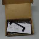 Ravinte 5 Pack 3-1/2 Inch Hole Centers Matte Black Cabinet Pulls - Kitchen Handles, Solid Drawer Pulls, Zinc Alloy Hardware, Square Bar Handles