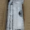 Sofa Arm Tray, Bamboo Large Couch Cup Holder Tray with Hidden Storage, Sofa Armrest Portable Anti-Spill Beverage Snack, White