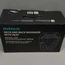 Nekteck Shiatsu Neck Massager with Heat for Pain Relief Deep Tissue, Valentines Day Gifts for Him Her Relaxation Tools, FSA Eligible Back Shoulder Kneading Massage Pillow, HSA Eligible (NOT Cordless) (Black)