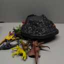 Large Volcano Set with 9 Realistic Dinosaur Action Figures for Kids 2 3 4 5 6 8 10 Years, Simulated Volcanic Eruptions w/Sounds, Volcano Can Store Dinos, Gift for Toddlers Boys & Girls