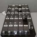 Layhit 30 Slots Cell Phone Locker Box for Classroom, Back to School, Black, 19.69"D x 11.81"W x 7.87"H