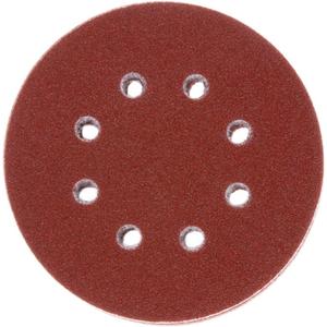 Bosch 2607019497, 25 Random Orbit Sanding Sheets of 125 mm, 80-240 Grit, Red
