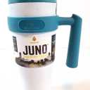 Manna Juno Tumbler Cup Mug 40 oz Light Green Speckle Straw Lid Stainless Steel
