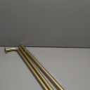 EXCLUSIVE HOME Holden Wrap Around 1" Curtain Rod, Gold, Adjustable 52"-72"