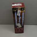 Minetom Icicle Lights Outdoor with Clips, 20ft 100 LED 20 Tubes Twinkling White Christmas String Lights, Connectable Waterproof Hanging Icicle String Light Plug in for Eave Holiday Outdoor