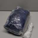 Portable Cordless Heated Blanket for Stadium, Rechargeable USB Heated Throw Blanket for Outdoor, 3 Heat Settings Electric Heated Blanket for Office, Camping, 58x 38 (Battery Pack Not Included) (Navy Blue)