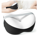 Knee Pillow for Side Sleepers, Memory Foam Leg Pillow for Spine Alignment, Sciatica, Hip & Joint Pain Relief, Breathable Cover & Adjustable Strap for Side/Back Sleepers