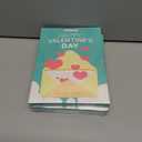 3 x 36 Pack Valentines Day Cards for Kids School  Adorable Die-Cut Animal & Food Classroom Valentines with Pink Envelopes & Stickers, 9 Cute Designs for Boys, Girls & Teachers