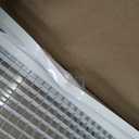 HVAC Premium 20" x 20" Cube Core Eggcrate Return Air Filter Grille for 1" Filter - Aluminum - White [Outer Dimensions: 21.75 X 21.75]