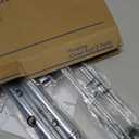 Hanging Closet Rod, 17-29In Adjustable Width and Up to 37In Height Adjustable Closet Rod Extender, Double Closet Rods Hanging Bar, Space-Saving Tension Hanging Organizer, Chrome, 2 Pack