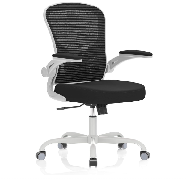 Office Chair|Ergonomic Desk Chairs 330LBS Capacity | Flip-up Armrests,Mesh Computer Chair,High Back,Comfy Work,Adjustable Lumbar Support