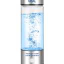 Aqua Vital Hydrogen Water Bottle 2026 Generator 16 oz/470 ml SPE-PEM Ionized H Hydration Bottle USB-C Rechargeable Glass Flask with Auto Shut-Off Portable Sports & Travel Hydrogenated Water Machine