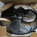iLIVING 20 Inch Heavy Duty Floor & Wall Mount Fan - 5750 CFM High Velocity, 120-Watt, 3-Speed, Industrial Cooling for Garage, Workshop, Office, Home - UL Listed, Black