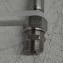 compressor Jumper Hose20" Length Industrial Grade Compressor Jumper hose 450 PSI &750F With Two 3/4" Male Adapters.