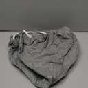 NLMUVW Round Fitted Vinyl Tablecloth with Elastic Edge 100% Waterproof Oil Proof PVC Table Cloth Wipe Clean Table Cover for Indoor and Outdoor, Dark Grey, 32"- 36"