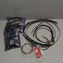 Dreamcolor Acrylic Interior Car LED Strip Light with Wireless APP, RGB 18 in 1 with 175 inches 600 LEDs Fiber Optic Car Ambient Lighting Kits, Dual Zone Sound Active Function LED Strip for Car