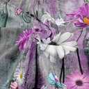 Rustic Farmhouse Floral Shower Curtain Rustic Farmhouse Daisy Shower Curtains Rustic Wooden Bath Curtain Set with 12PCS Hooks, 70X70 Inch, Pink