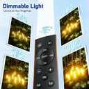 Outdoor String Lights 50FT with 18+1 Shatterproof LED Bulbs, Remote Control Dimmable Patio Lights, Waterproof Hanging Edison Light for Backyard Garden Pergola, Timer & 3 Modes