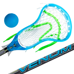 Franklin Sports Kids Mini Lacrosse Stick - Venom Youth Plastic Lacrosse Stick for Beginners - Perfect Set for Kids + Toddlers