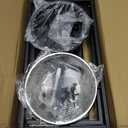 Elevated Dog Bowls with Slow Feeder for Large Dogs  Adjustable Raised Stand with 2 Stainless Steel Bowls & Spill-Proof Mat, Non-Slip Dog Feeder for Large & Medium Dogs (Black)