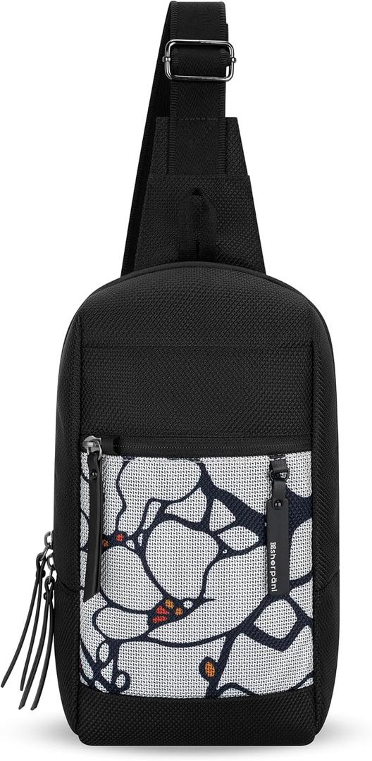Sherpani Metro, Reversible Anti-Theft Sling Bag, 5L Travel Crossbody Backpack, Chest Purse for Travel, Hiking, or Everyday