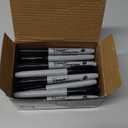 36 Pack Permanent Markers Fine Tip, Black Permanent Marker Pens for Office, School & Home, Waterproof, Smear-Proof, Quick-Drying