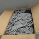 Kingfun Rv Cover Fits 27-30 Ft Travel Trailer Cover, Heavy Duty Camper Cover, with Windproof Straps, Gutter & Tongue Jack Covers, Utility Travel Trailer Cover for All Weather Protection