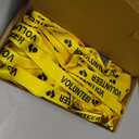 25 Sets Volunteer Lanyard with PVC Pass Card Visitor Badge for Event Fundraising Company Exhibition Guest School Activities