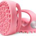 SILKLE Cellulite Massage Tool & Lymphatic Drainage Massager - Silicone Anti Cellulite Massage Brush for Body Sculpting with Ergonomic Handle - Cellulite Remover for Legs, Thighs and Belly - Pink