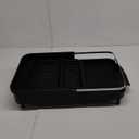 SNTD Dish Drying Rack - Expandable for Kitchen Counter, Large Black