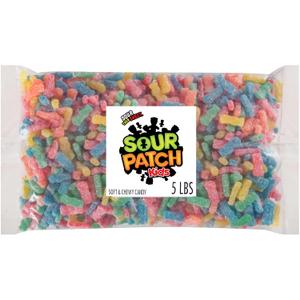SOUR PATCH KIDS Soft & Chewy Gummy Candy, Bulk Candy, 5 lb (EXP 10/01/26)